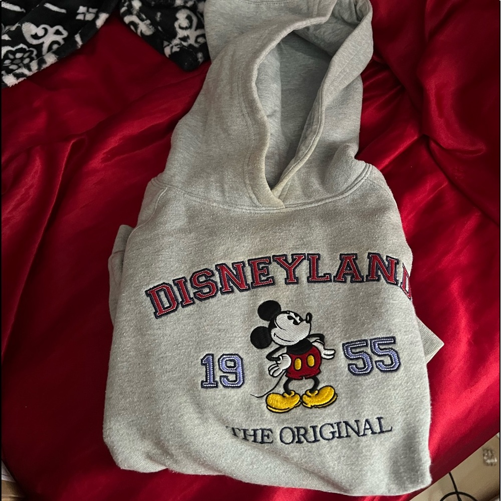Child’s large gray Disneyland hoodie